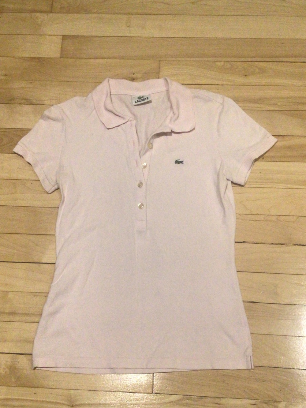 Lacoste Summer Essential Feminine Women's Pale Pink Short Sleeve Polo